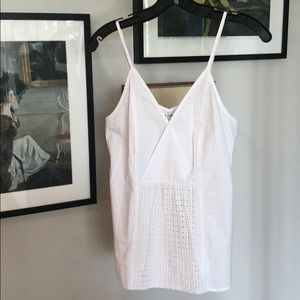 NWOT Poplin Tank Blouse